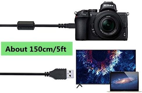 سايبومور كيبل USB بديل UC-E6 UC-E23 متوافق مع قلم كاميرا اوليمبوس CB-USB7 SZ-15 X-990 VG-160 VR-130 VR-360 VH-210 سلسلة FE FE-180 FE-190 FE-290 FE-350 وما الى ذلك. (4.9 قدم) in Saudi Arabia