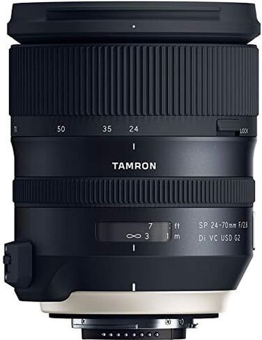 Tamron SP 24-70mm f/2.8 Di VC USD G2 Lens for Nikon F (International Model) - Deluxe Starter Bundle Kit in Saudi Arabia