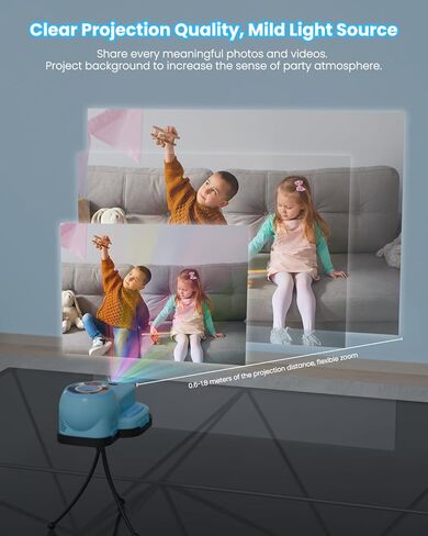 Kids Camera Projector, Kids Projector with Camera, Digital Camera for Kids Projection, Storybook Projector Video Camera Toy for 3-12 Years Old Boys Girls, Christmas Birthday Gift, with 32G SD Card in Kuwait
