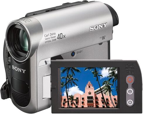 كاميرا فيديو Sony DCR-HC52 MiniDV Handycam مع زووم بصري 40x (توقفت الشركة المصنعة) (تم تجديدها) in Kuwait
