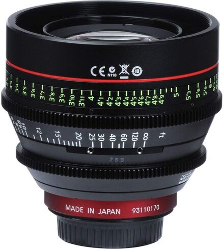 عدسة Canon CN-E مقاس 85 مم T1.3 L F السينمائية (6571B001) + حقيبة عدسة + حافظة للغطاء + طقم تنظيف + المزيد (متجددة) in Saudi Arabia