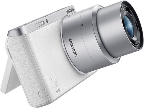 Samsung Electronics NX Mini EV-NXF1ZZB2HUS Wireless Smart 20.5MP Compact System Camera with 2.96-Inch LCD and 9-27mm f3.5-5.6 ED OIS (White) in Saudi Arabia