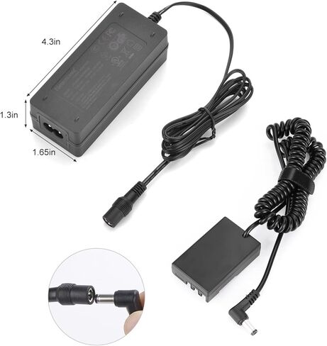 نيو موا محول امداد طاقة تيار متردد بديل لبطارية وهمية EN-EL9 ومجموعة شاحن اقتران تيار مستمر لكاميرا نيكون D40 وD40X وD60 وD3000 وD5000 in Kuwait