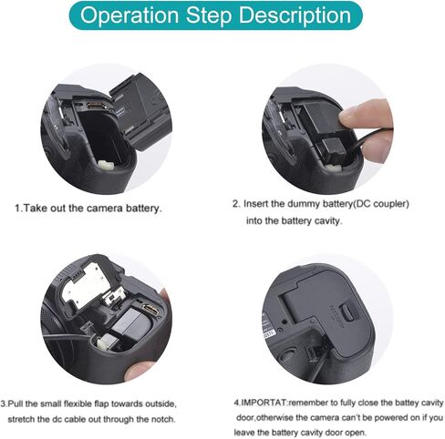 نيو موا محول امداد طاقة تيار متردد بديل لبطارية وهمية EN-EL9 ومجموعة شاحن اقتران تيار مستمر لكاميرا نيكون D40 وD40X وD60 وD3000 وD5000 in Kuwait