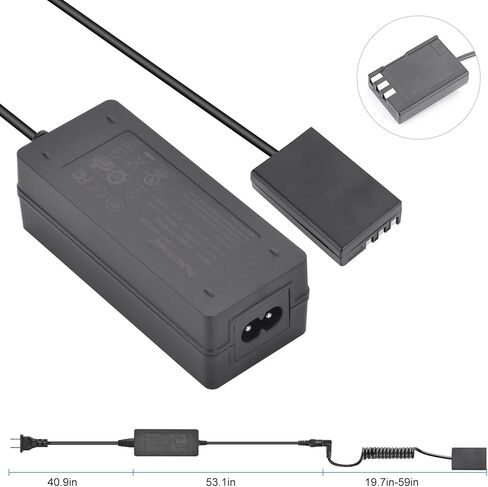 نيو موا محول امداد طاقة تيار متردد بديل لبطارية وهمية EN-EL9 ومجموعة شاحن اقتران تيار مستمر لكاميرا نيكون D40 وD40X وD60 وD3000 وD5000 in Kuwait