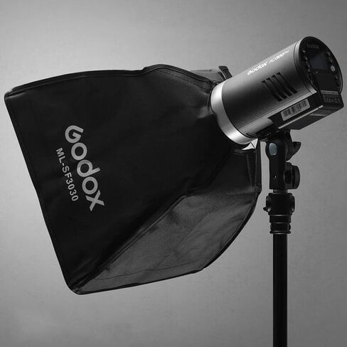 Godox ML-SF3030 Mount Softbox Compatible for AD300Pro AD400Pro ML30Bi ML60Bi LED Video Light for Photography Portrait ML-SF3030 in Saudi Arabia