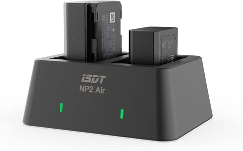 ISDT NP2 NP-FZ100 NP-FW50 NP-BX1 Battery Charger Set, Max 25W Type-C Input, 90 Mins Full Charge for Sony A9 A7III A7RIII / Various Cameras Batteries Cyber-Shot DSC-RX100/RX100 V,HDR-CX405 in Kuwait