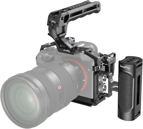 مجموعة قفص SmallRig لهاتف Sony Alpha 7 III/Alpha 7R III، مع مجموعة قفص الكاميرا ومقبض جانبي صغير in Kuwait