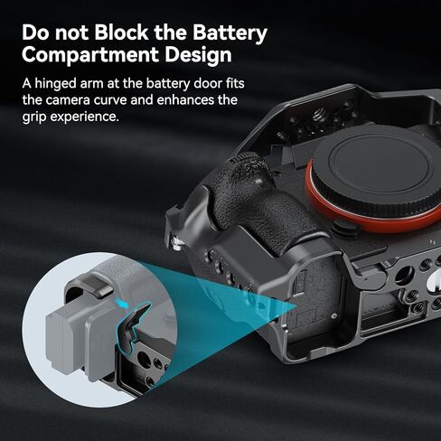 مجموعة قفص SmallRig لهاتف Sony Alpha 7 III/Alpha 7R III، مع مجموعة قفص الكاميرا ومقبض جانبي صغير in Kuwait