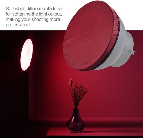 Godox SL60IIBi Portable Studio LED Video Light 75W Photography Fill Light 2800K-6500K Built-in 11 FX Lighting Effects APP/2.4G Wireless/On-Board Control +Light Soft Diffuser Cloth Kit for Photography in Saudi Arabia