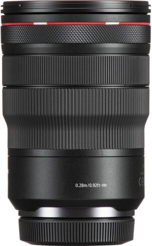 Canon RF 15-35mm f/2.8L هي عدسة USM (3682C002) + طقم فلتر + حقيبة ظهر + بطاقة سعة 64 جيجابايت + قارئ بطاقات + حامل ثلاثي مرن + محفظة ذاكرة + حافظة للأغطية + طقم تنظيف + حزام يد + المزيد (متجدد) in Kuwait