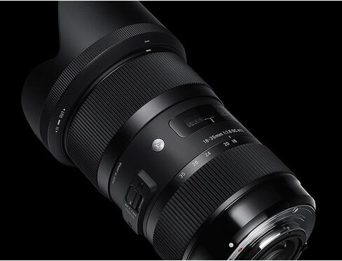 عدسة سيجما 210306 AF 18-35 ملم f/1.8 DC HSM Art لحزمة نيكون SLR مع حزمة حماية محسنة CPS لمدة 7 سنوات in Saudi Arabia