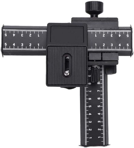 Acouto Macro Focusing Rail,4 Way Macro Focusing Rail Slider with 1/4" Mounting Screw for Close-up Shooting in Saudi Arabia