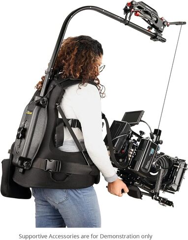 جهاز دعم الجسم FLYCAM Starter Female Flowline مع دوران 180 درجة للكاميرا والمحور. نظام مريح وجيد التهوية للتصوير بدون تعب. حمولة تصل إلى 3-7.5 كجم/6-16 رطل. (ب-FLCM-FLN-FM-01) in Kuwait