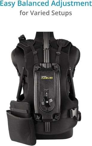 جهاز دعم الجسم FLYCAM Starter Female Flowline مع دوران 180 درجة للكاميرا والمحور. نظام مريح وجيد التهوية للتصوير بدون تعب. حمولة تصل إلى 3-7.5 كجم/6-16 رطل. (ب-FLCM-FLN-FM-01) in Kuwait