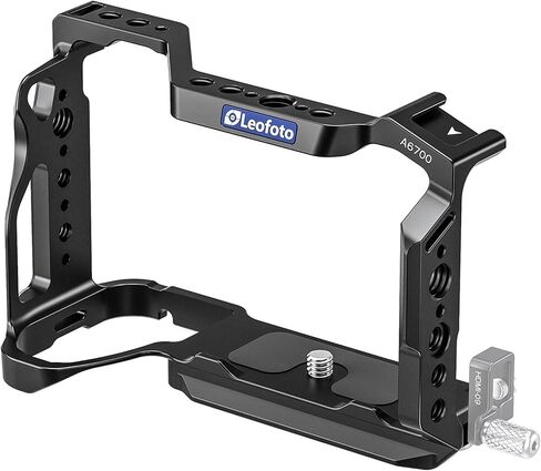LEOFOTO A6700 Camera Cage, for Sony A6700, ARRI, Cold Shoe, Arca Compatible in Saudi Arabia