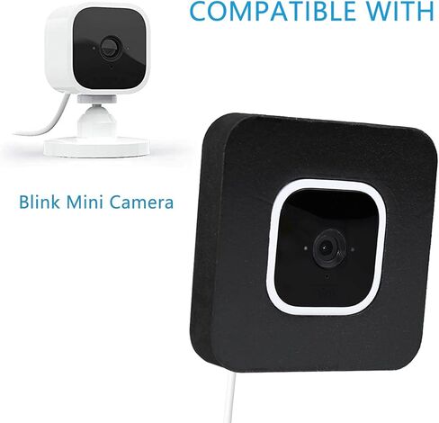 حامل نافذة TEKCAM متوافق مع Blink Mini Indoor، حامل حائط زجاجي للكاميرا مكون من قطعتين للنوافذ/الأبواب الزجاجية الفردية للمراقبة الخارجية، لا توجد انعكاسات داخلية ولا توجد أسلاك تشغيل في الهواء الطلق، أسود in Kuwait