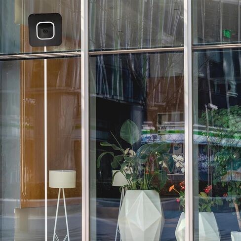 حامل نافذة TEKCAM متوافق مع Blink Mini Indoor، حامل حائط زجاجي للكاميرا مكون من قطعتين للنوافذ/الأبواب الزجاجية الفردية للمراقبة الخارجية، لا توجد انعكاسات داخلية ولا توجد أسلاك تشغيل في الهواء الطلق، أسود in Kuwait