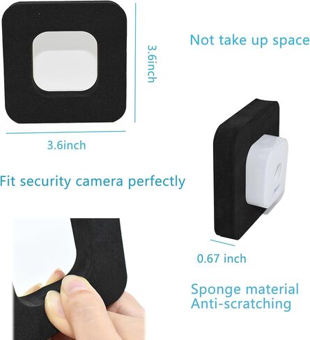 حامل نافذة TEKCAM متوافق مع Blink Mini Indoor، حامل حائط زجاجي للكاميرا مكون من قطعتين للنوافذ/الأبواب الزجاجية الفردية للمراقبة الخارجية، لا توجد انعكاسات داخلية ولا توجد أسلاك تشغيل في الهواء الطلق، أسود in Kuwait