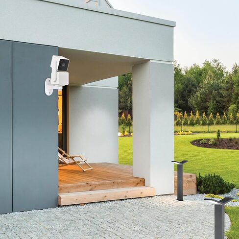 CaGuan 2Pack دعامة تثبيت على الحائط لـ Wyze Cam Pan V3، Wyze Cam Pan V2، دعامة تثبيت لاصقة قابلة للتعديل بزاوية 360 درجة لنظام كاميرا لاسلكية داخلي خارجي من Wyze، سهلة الإعداد في خطوتين فقط in Kuwait