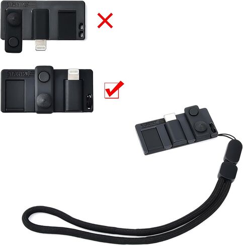 CAPART 3in1 Kit Lens ظلة + غطاء عدسة + حامل محول مع حبل يد لـ DJI Pocket 2، غطاء حماية للعدسة حامل عصا تحكم صغير in Saudi Arabia