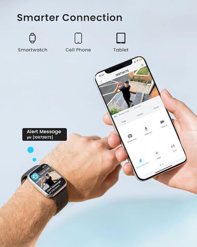 كاميرات مراقبة لاسلكية في الهواء الطلق من ieGeek، كاميرا أمان WiFi تعمل بالبطارية 2K 3MP، عبوتان مع أضواء كاشفة وإنذار صفارات الإنذار، صوت ثنائي الاتجاه، رؤية ليلية ملونة، متوافقة مع Alexa in Kuwait