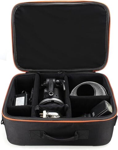 Godox AD600BM Outdoor Strobe Studio Monolight Bowens Mount GN87 1/8000 HSS فلاش خارجي، بطارية 8700 مللي أمبير في الساعة، 500 ومضة طاقة كاملة مع عاكس قياسي/حقيبة حمل CB-09/حقيبة فلاش محمولة PB-600 in Saudi Arabia