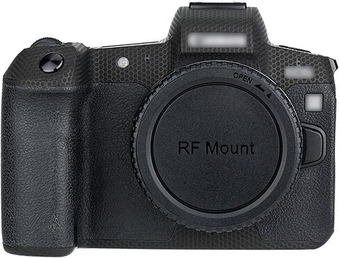 Kiorafoto Anti-Scratch Anti-wear Camera Body Skin Cover Protector Film for Canon EOS R Full Frame Mirrorless Camera - Camouflage Black Pattern in Saudi Arabia