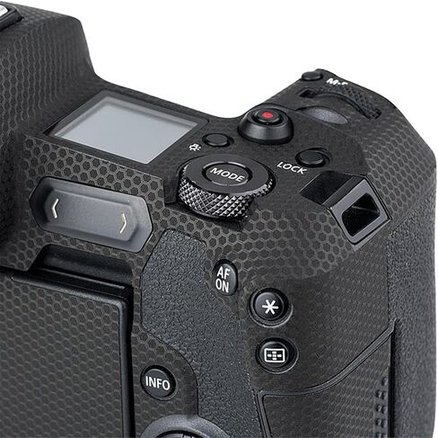 Kiorafoto Anti-Scratch Anti-wear Camera Body Skin Cover Protector Film for Canon EOS R Full Frame Mirrorless Camera - Camouflage Black Pattern in Saudi Arabia