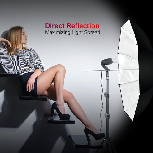 LINCO Lincostore Studio Lighting LED 2400 Lumens Umbrella Light Kit AM249 in Kuwait