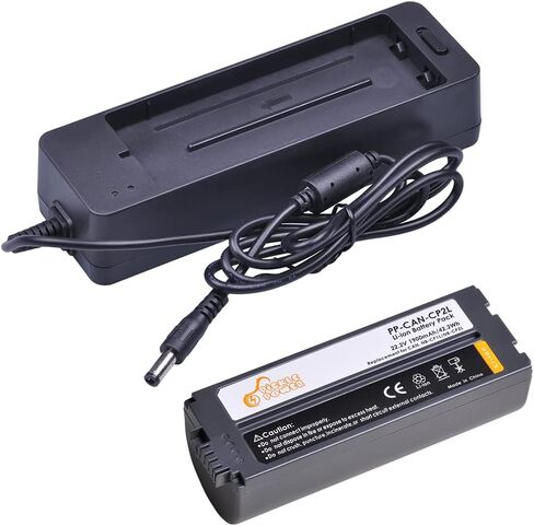 بطارية وشاحن Pickle Power NB-CP2LH NB-CP2L لطابعات Canon SELPHY NB-CP1L,CG-CP200 CP1300 CP1200 CP1500 CP910 CP900 CP800 CP790 CP780 CP770 CP730 CP710 CP600 in Saudi Arabia