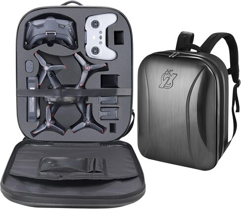 Portable Hard Case for DJI FPV Combo, Waterproof Shockproof Backpack Bag for DJI FPV Explorer Combo, Goggles V2/ Goggles Integra, Remote Controller 2, Motion Controller, Battery & Accessories in Saudi Arabia