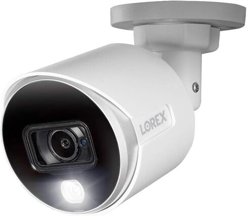 كاميرا Lorex C882DA 4K Ultra HD التناظرية النشطة للردع الأمني ​​مع رؤية ليلية ملونة، 2.8 مم، 150 قدم IR NV، IP67، تعمل مع D841، D861، D862، LHV5100، الكاميرا فقط، أبيض (م. مجدد) in Saudi Arabia