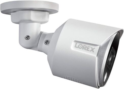 كاميرا Lorex C882DA 4K Ultra HD التناظرية النشطة للردع الأمني ​​مع رؤية ليلية ملونة، 2.8 مم، 150 قدم IR NV، IP67، تعمل مع D841، D861، D862، LHV5100، الكاميرا فقط، أبيض (م. مجدد) in Saudi Arabia