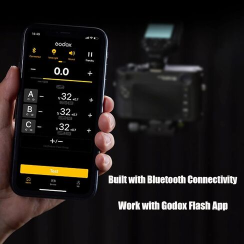 Godox SK400IIV SK400II-V + XProII-N Trigger for Nikon, 400Ws Strobe Studio Flash GN65 5600K 2.4G with LED Modeling Lamp Bowens Mount Monolight for Studio, Portrait Photography with 60x90CM Softbox in Kuwait