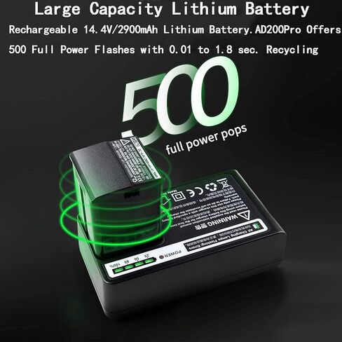 Godox AD200Pro TTL 2.4G HSS 1/8000s Pocket Flash Light Double Head 200Ws with 14.4V/2900mAh Lithium Battery and Godox XPro-S Flash Trigger in Saudi Arabia