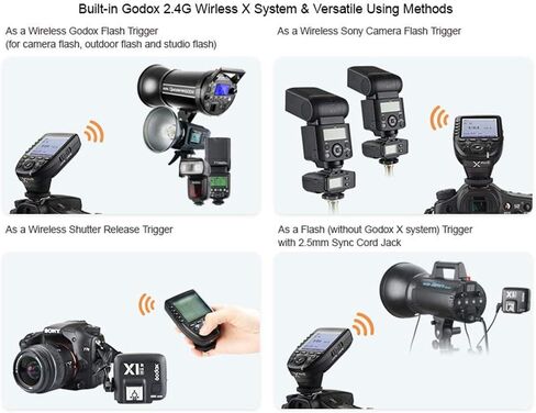 Godox AD200Pro TTL 2.4G HSS 1/8000s Pocket Flash Light Double Head 200Ws with 14.4V/2900mAh Lithium Battery and Godox XPro-S Flash Trigger in Saudi Arabia