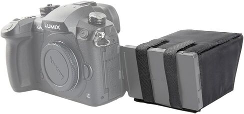 نايسيريج شاشة LCD واقية من الشمس قابلة للطي متوافقة مع كاميرا باناسونيك لوميكس G85/GH5/GH4/G7/GX8 غير عاكسة in Saudi Arabia