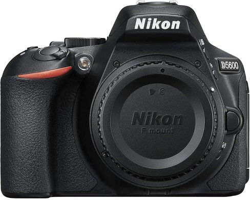 Nikon 1576 D5600 DX-Format Digital SLR with AF-P DX NIKKOR 18-55mm f/3.5-5.6G VR Lens, Black (Renewed) in Saudi Arabia