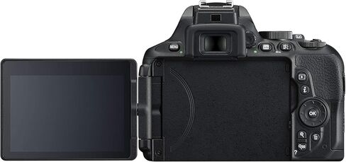 Nikon 1576 D5600 DX-Format Digital SLR with AF-P DX NIKKOR 18-55mm f/3.5-5.6G VR Lens, Black (Renewed) in Saudi Arabia