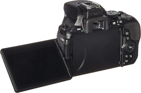 Nikon 1576 D5600 DX-Format Digital SLR with AF-P DX NIKKOR 18-55mm f/3.5-5.6G VR Lens, Black (Renewed) in Saudi Arabia