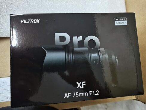 فيلتروكس عدسة بفتحة واسعة 75 ملم f/1.2 XF Prime APS-C لفوجي X ماونت x-A7 X-T30 X-T4 X-E4 X-Pro3 X-T200 X-H2S X-S10 (تركيز تلقائي، STM،) اسود in Kuwait