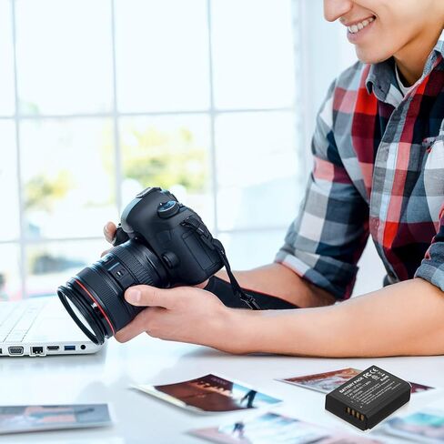 بطارية Magolin LP-E10 مكونة من قطعتين بطاريات بديلة LP E10 متوافقة مع EOS Rebel T7، T6، T5، T3، T100، 4000D، 3000D، 2000D، 1500D، 1300D، 1200D، 1100D والمزيد (ليس لـ T3i T5i T6i T6s T7i) in Kuwait