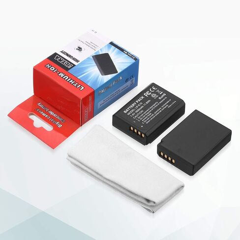 بطارية Magolin LP-E10 مكونة من قطعتين بطاريات بديلة LP E10 متوافقة مع EOS Rebel T7، T6، T5، T3، T100، 4000D، 3000D، 2000D، 1500D، 1300D، 1200D، 1100D والمزيد (ليس لـ T3i T5i T6i T6s T7i) in Kuwait
