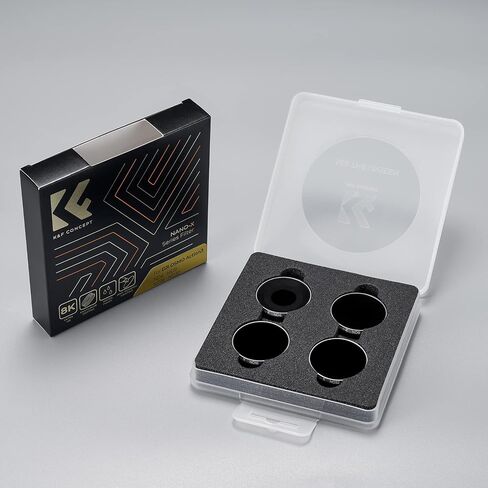K&F Concept Osmo Action 3 ND/PL Filters Kit-4 Pack, ND8&PL ND16&PL ND32&PL ND64&PL Circular Polarizing & Neutral Density Effect 2-in-1 Filter Compatible with DJI Osmo Action 3 in Saudi Arabia