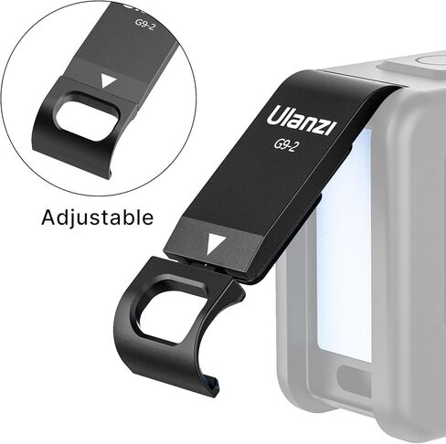 يولانزي سيليكت غطاء حماية G9-2 لكاميرا جوبرو هيرو 9/10 اسود، ملحق مدونة فيديو لباب شحن البطارية لكاميرا جو برو 9 10 اكشن in Kuwait