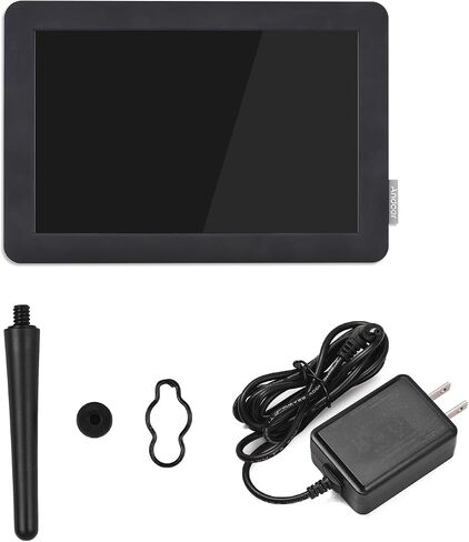 إطار صور رقمي Andoer Frameo WiFi، إطار صور رقمي ذكي مقاس 10.1 بوصة - تحكم باللمس، تدوير تلقائي، مشاركة التطبيق، 16 جيجابايت، واي فاي، سحاب، مع حامل للعائلة والأصدقاء in Kuwait