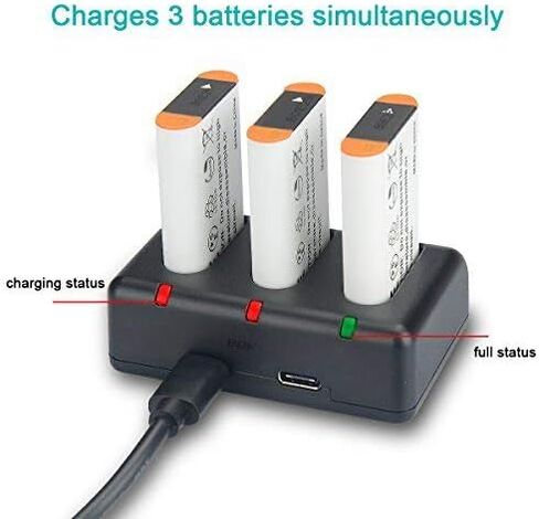 مجموعة بطارية بديلة Newmowa NP-BX1 AGR2، مقبض مرفق in Kuwait