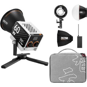 Zhiyun MOLUS G60 60W COB Led Video Light 2700K-6500K Bi-Color Photography Lighting, Support Bluetooth App Control for Live Stream (G60 Combo) in Kuwait