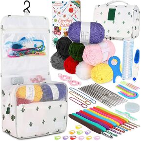 Coopay Crochet Kit for Beginners Adults Kids w/Step-by-Step Instructions in Kuwait